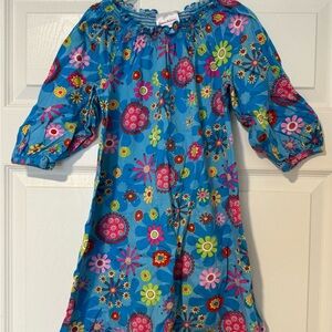 Hanna Andersson Blue Floral Dress
